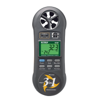 Extech 45160 : 3-in-1 Humidity, Temperature and Airflow meter