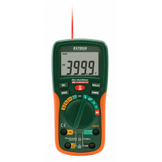Extech EX230: 12 Function Mini Digital MultiMeter with IR Thermometer