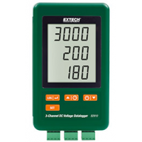Extech SD910: 3-Channel DC Voltage datalogger