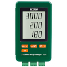 Extech SD910: 3-Channel DC Voltage datalogger